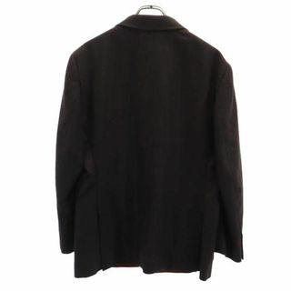 ランバン ウール100％ グレンチェック柄 テーラードジャケット グレー系 LANVIN メンズ   【230930】