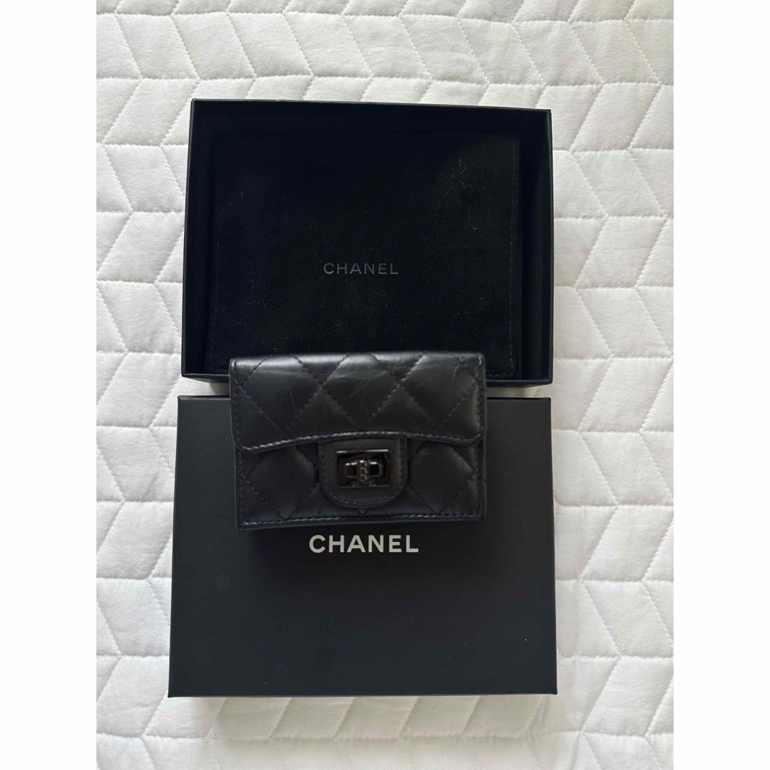 CHANEL - シャネル CHANEL 財布 三つ折り 2.55 クラシック 限定 CHANEL - シャネル CHANEL 財布 三つ折り 2.55 クラシック 限定