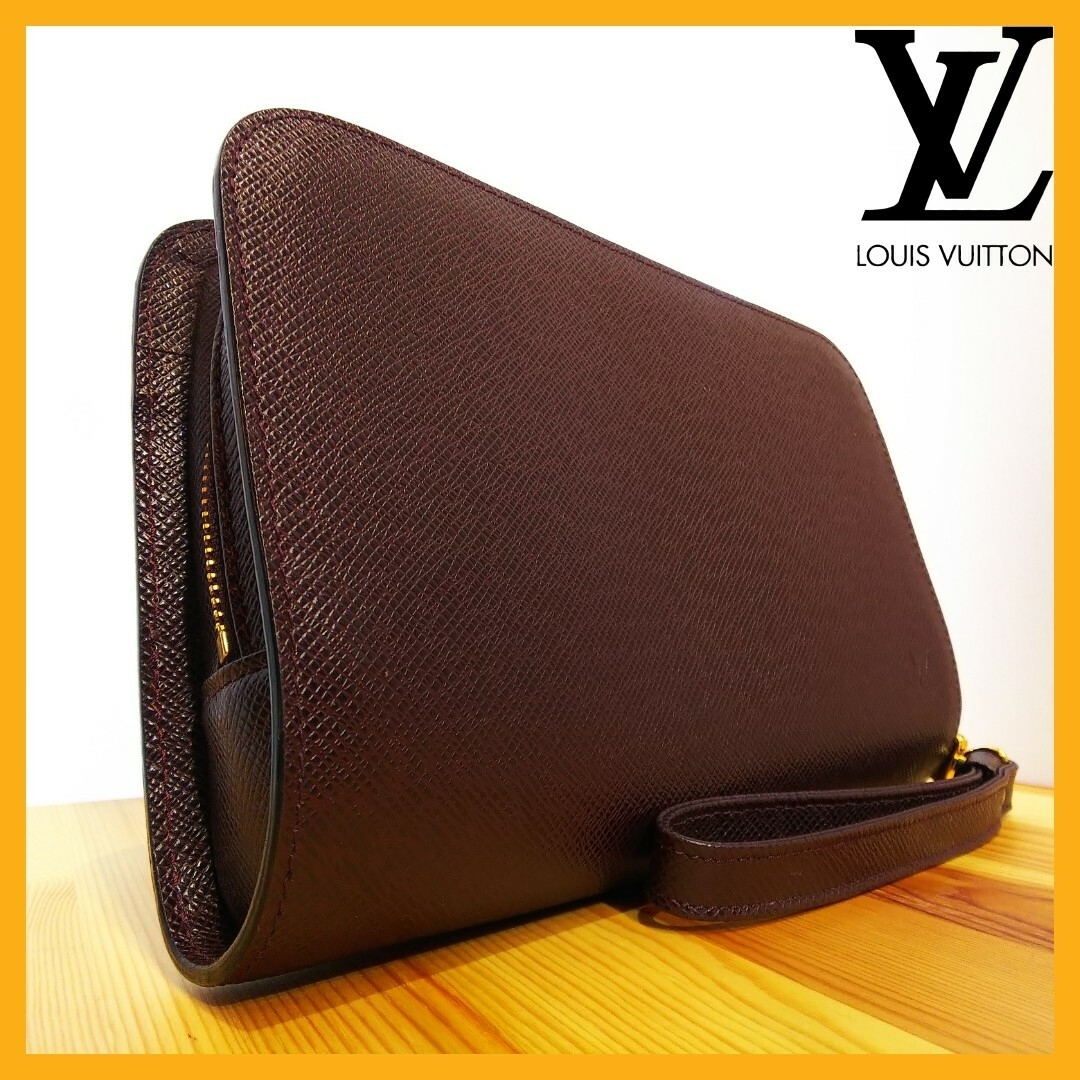 ルイヴィトン タイガ バイカル セカンドバッグ クラッチバッグ アカジュー 美品 | フリマアプリ ラクマ LOUIS VUITTON セカンドバッグ バイカル タイガ アカジュー
