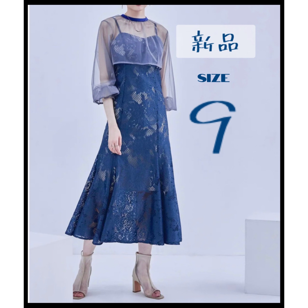 【新品】結婚式 ドレス お呼ばれ3wayシフォンボレロu0026レースキャミドレス 刺繍のサムネイル