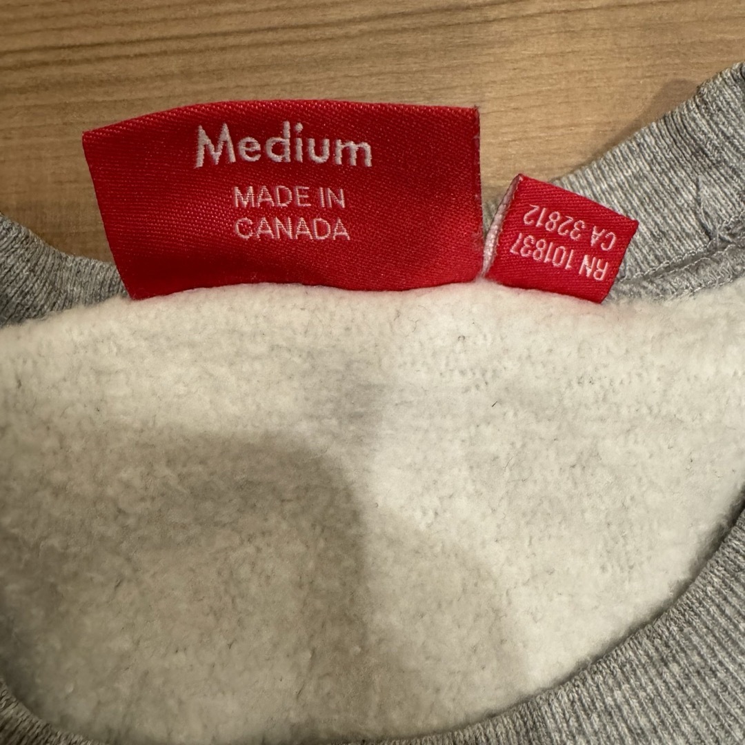 supreme box logo crew neck ヘザーグレー　Mサイズ 3