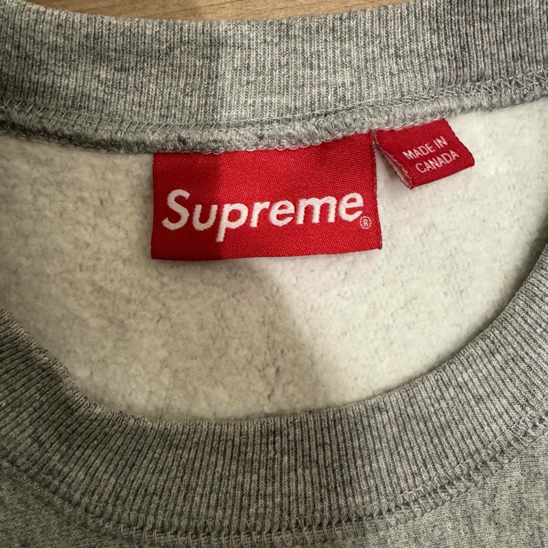 supreme box logo crew neck ヘザーグレー　Mサイズ 2