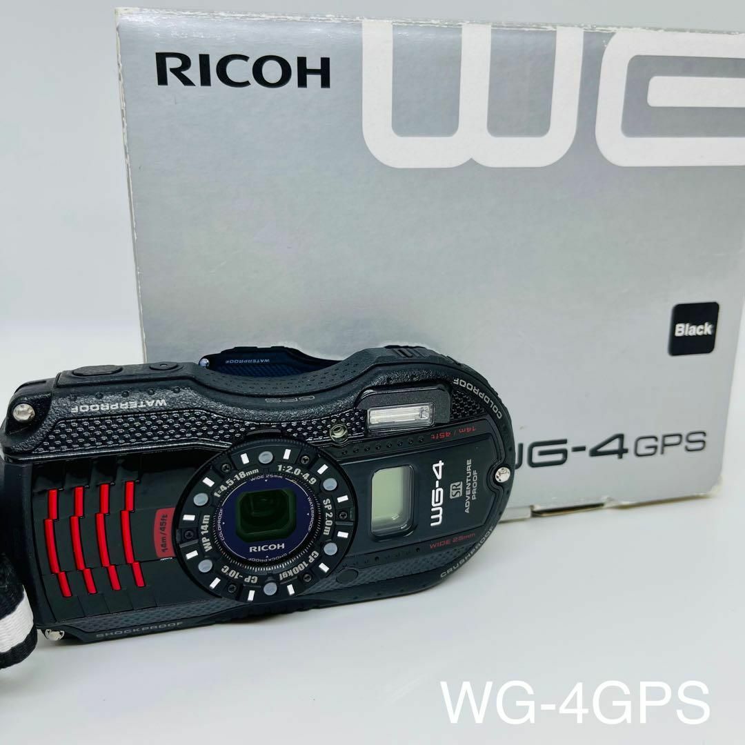 デジタルカメラRICOH 防水デジタルカメラ RICOH WG-4GPS ブラック