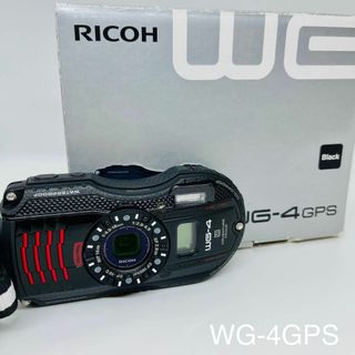 リコー(RICOH)のRICOH 防水デジタルカメラ RICOH WG-4GPS ブラック(コンパクトデジタルカメラ)