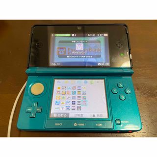 ニンテンドー3DS(ニンテンドー3DS)のニンテンドー 3DS アクアブルー ポケモンバンク入り(携帯用ゲーム機本体)