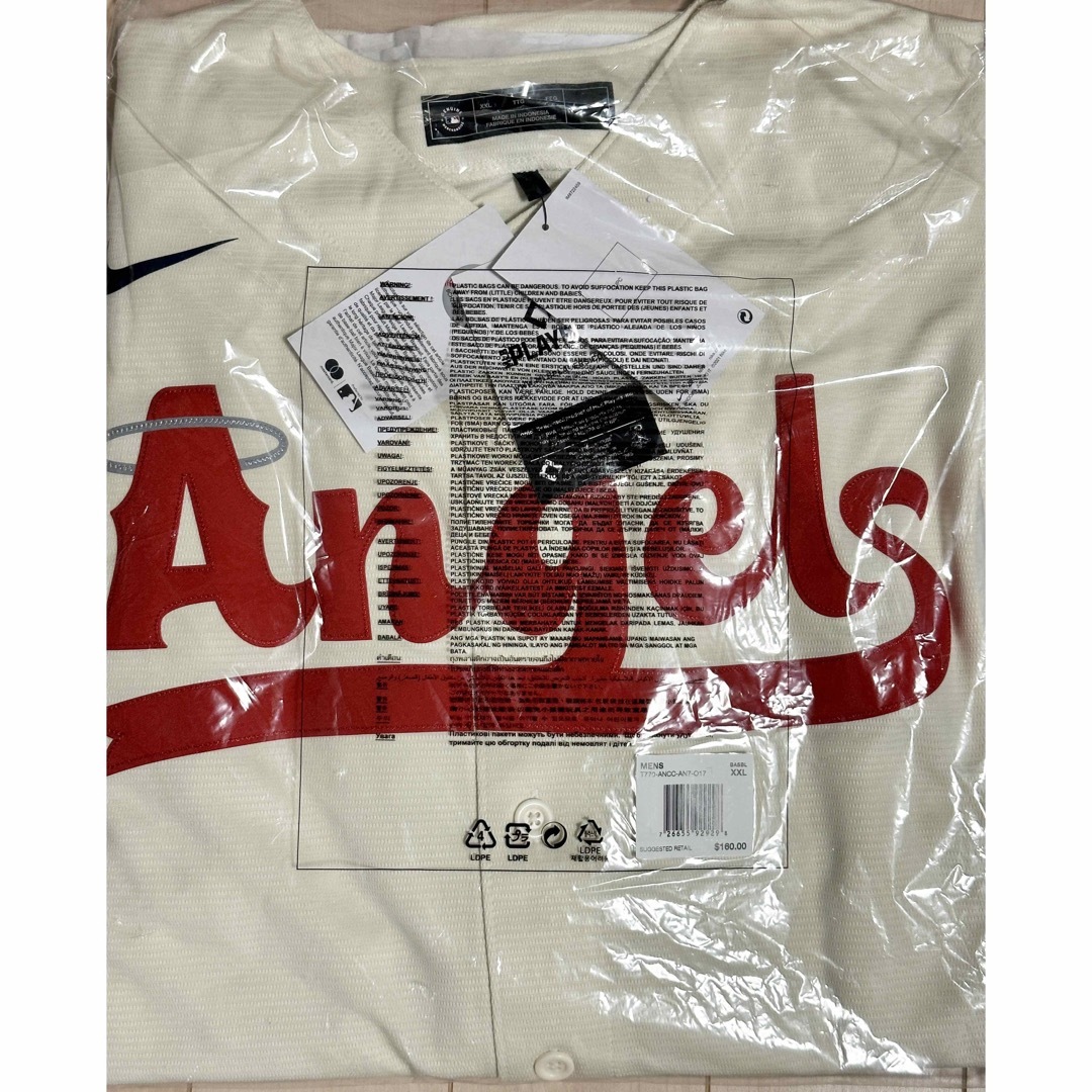 NIKE(ナイキ)の【正規品・新品未開封】大谷翔平 MLBシティコネクト レプリカユニフォームXXL スポーツ/アウトドアの野球(応援グッズ)の商品写真