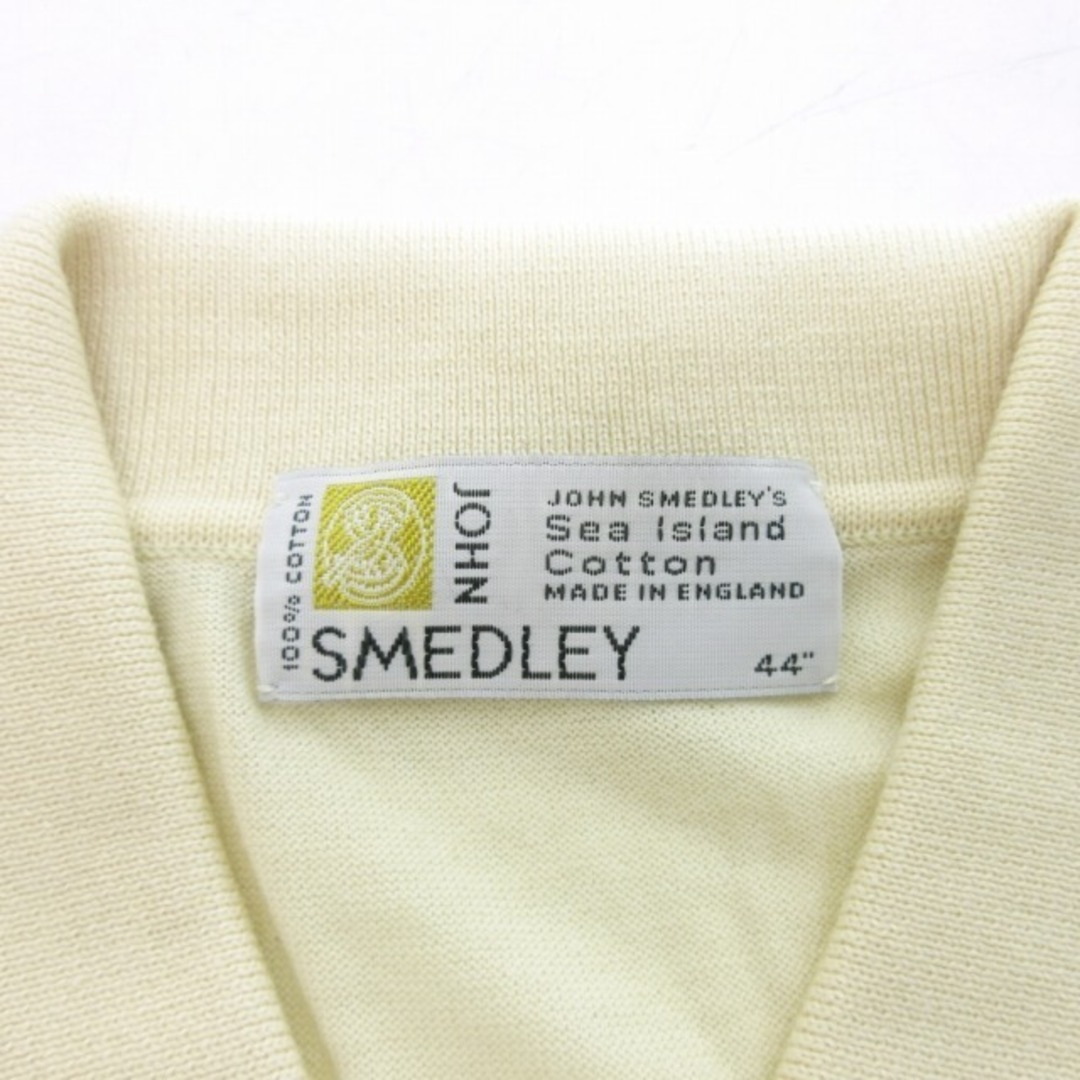 ジョンスメドレー 美品 英国製 ニット ポロシャツ シーアイランドコットン 44 2