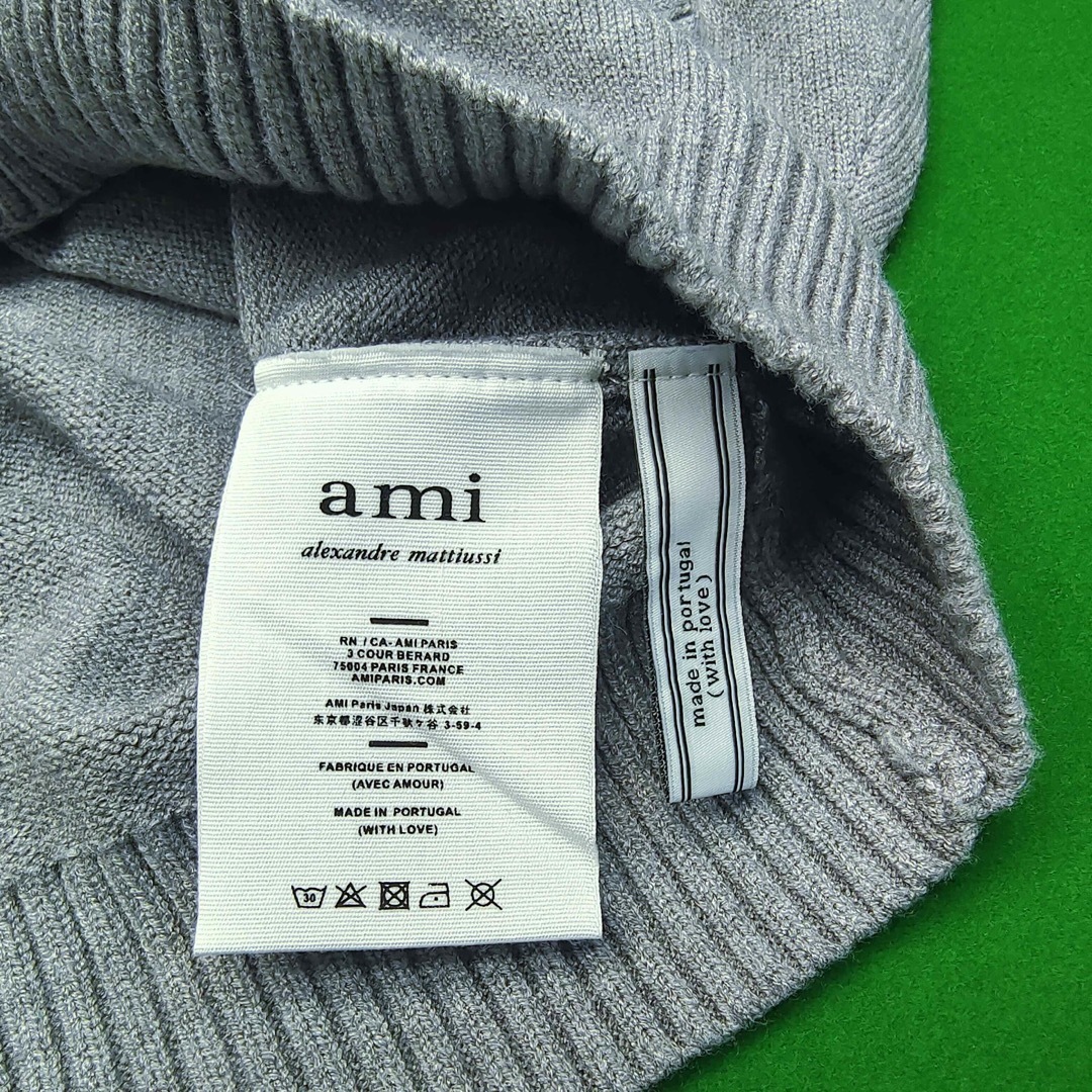 ami   新品 Ami paris ニット セーター グレー Lサイズの通販 by YiYi