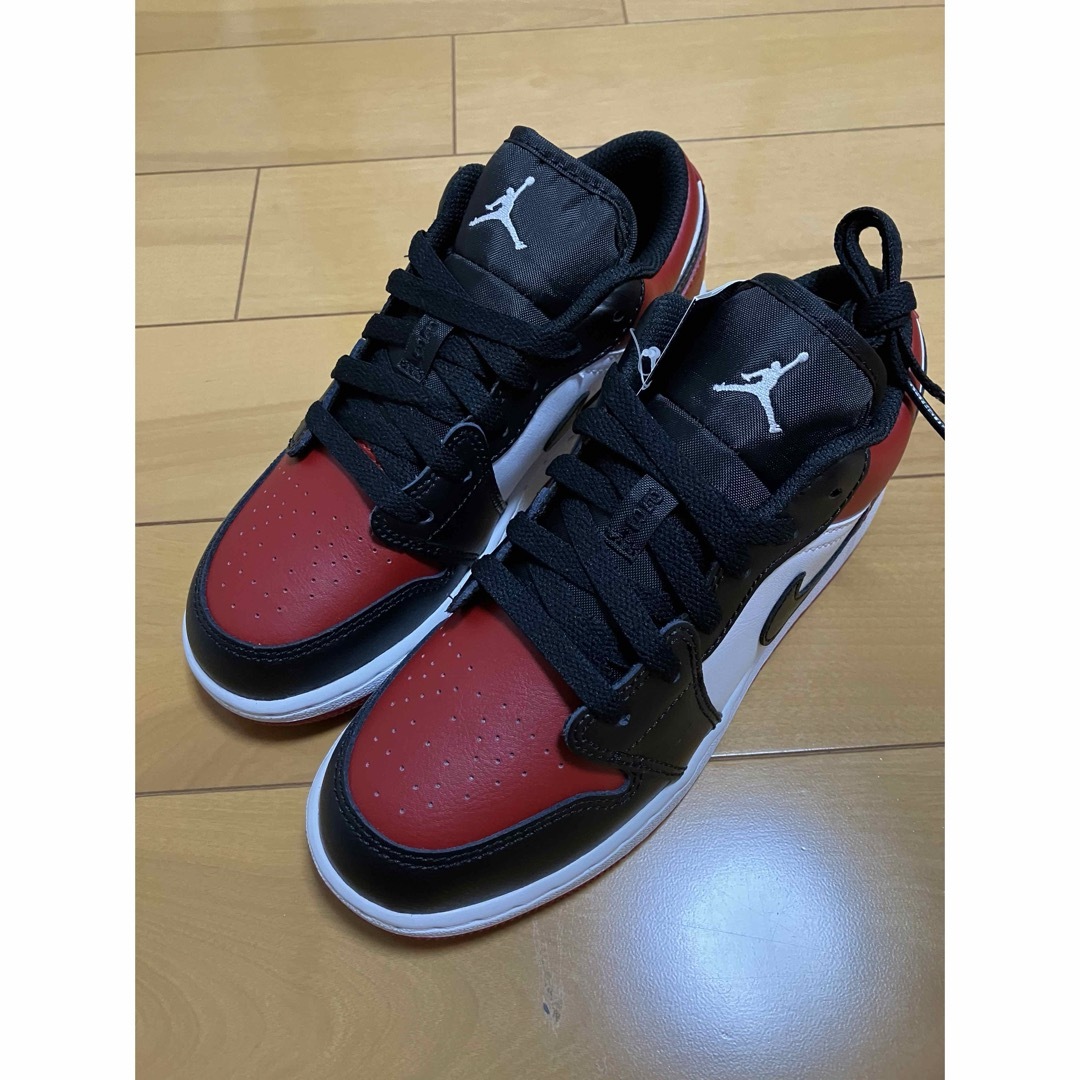 Nike GS Air Jordan 1 Low Bred Toe 22.5cm