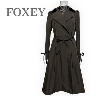 FOXEY NEW YORK - フォクシーニューヨーク RAINYボウトレンチコートの