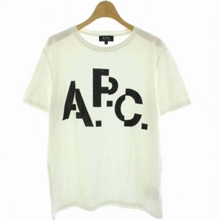 アーペーセー(A.P.C)のA.P.C. Tシャツ カットソー ロゴ プリント クルーネック 半袖 S (Tシャツ(半袖/袖なし))