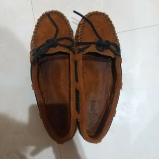 ミネトンカ(Minnetonka)のミネトンカ MINNETONKA モカシン パンプス ブラウン UGG(スリッポン/モカシン)