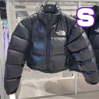 ザノースフェイス(THE NORTH FACE)の韓国限定ノースフェイス　ショートヌプシジャケットSサイズ ブラック(ダウンジャケット)