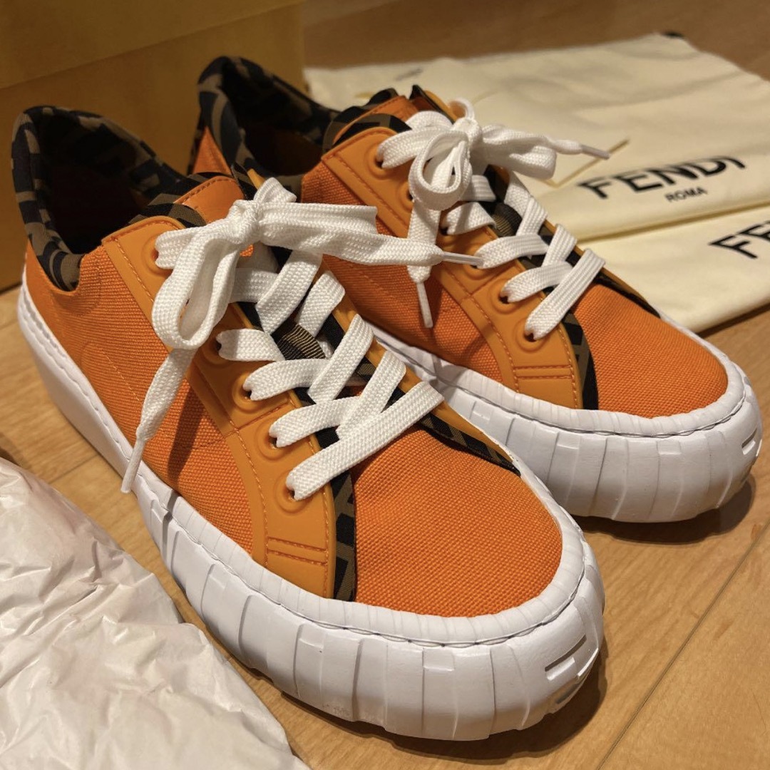 FENDI Orange Forever sneakers