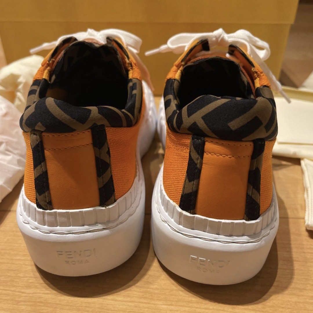 FENDI Orange Forever sneakers