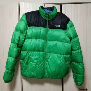 ザノースフェイス(THE NORTH FACE)のTHE NORTH FACE ヌプシ L グリーン(ダウンジャケット)