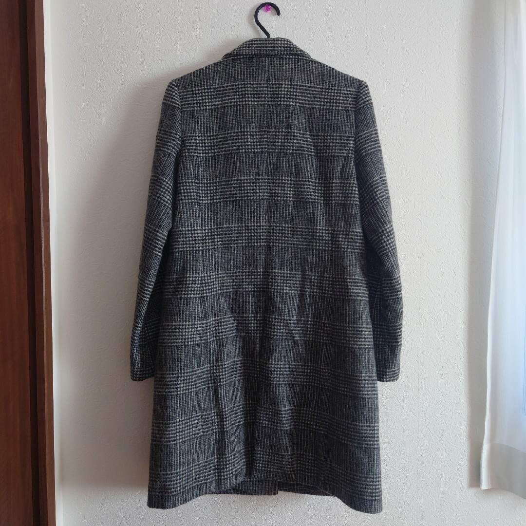 美品 green label relaxing グレンチェック コート 38