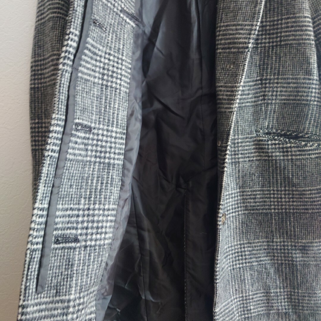 美品 green label relaxing グレンチェック コート 38