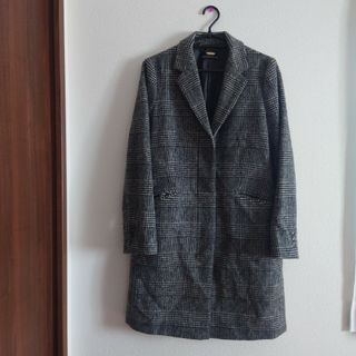 ユナイテッドアローズグリーンレーベルリラクシング(UNITED ARROWS green label relaxing)の美品  green label relaxing グレンチェック コート 38(チェスターコート)