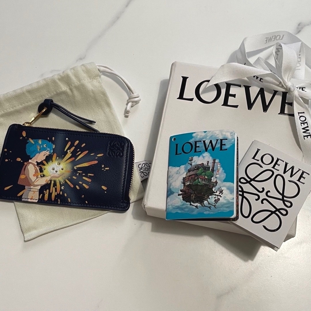 LOEWE ハウルとカルシファー コインカードホルダー　コインケースカルシファー