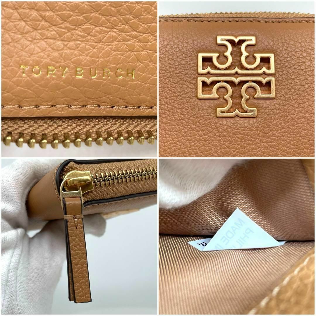 新品未使用☆TORY BURCH トリーバーチ　二つ折り財布　折り財布　ブラウン