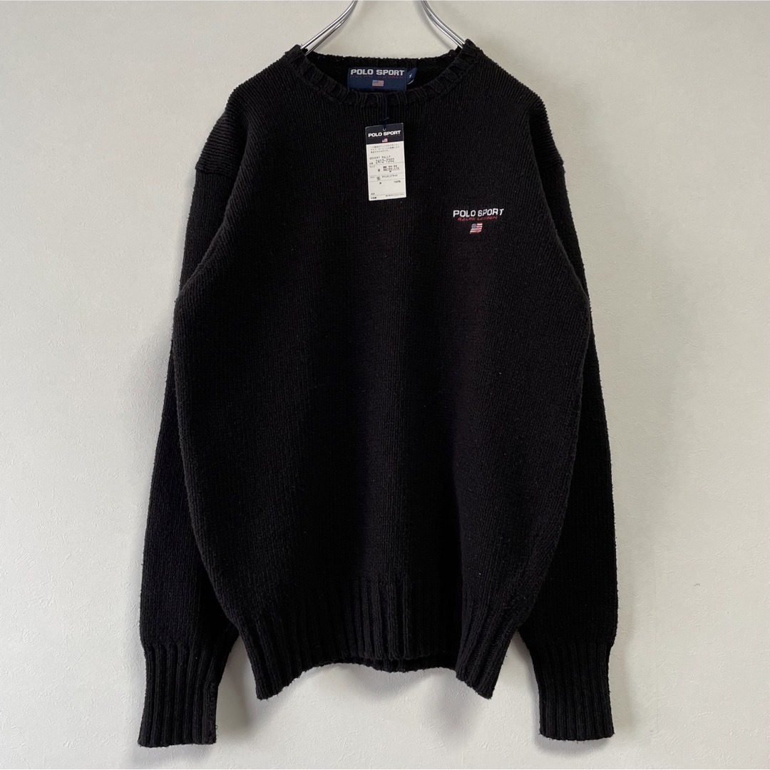 Ralph Lauren(ラルフローレン)の新品 90s Ralph Lauren POLO SPORT クルーネックニット メンズのトップス(ニット/セーター)の商品写真