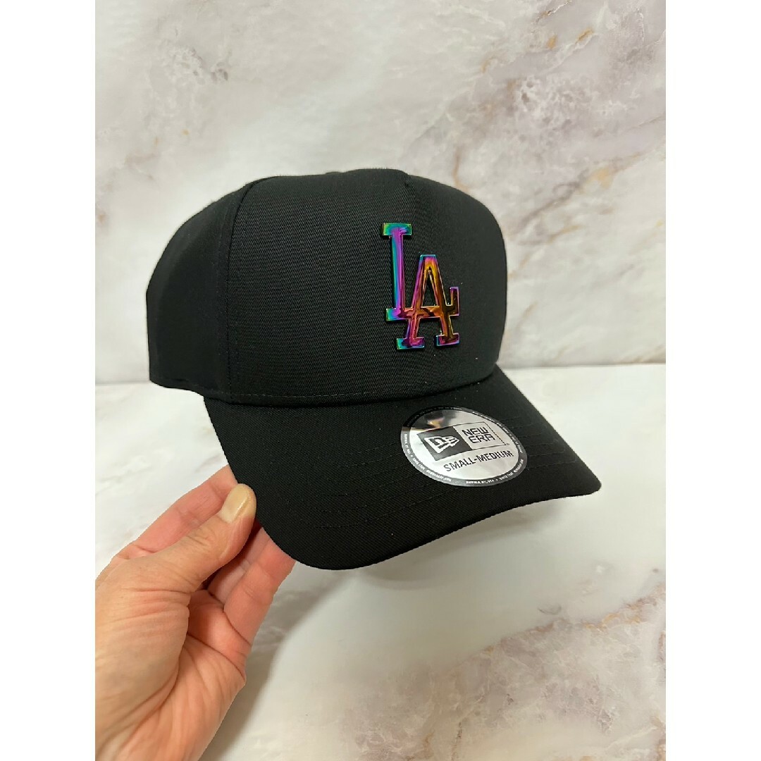 Newera 9forty ロサンゼルスドジャース メタルロゴ キャップ帽子