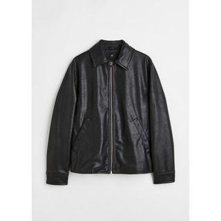 エイチアンドエム(H&M)の【最安値/即完】H&M フェイクレザージャケット　vetements HUF(レザージャケット)