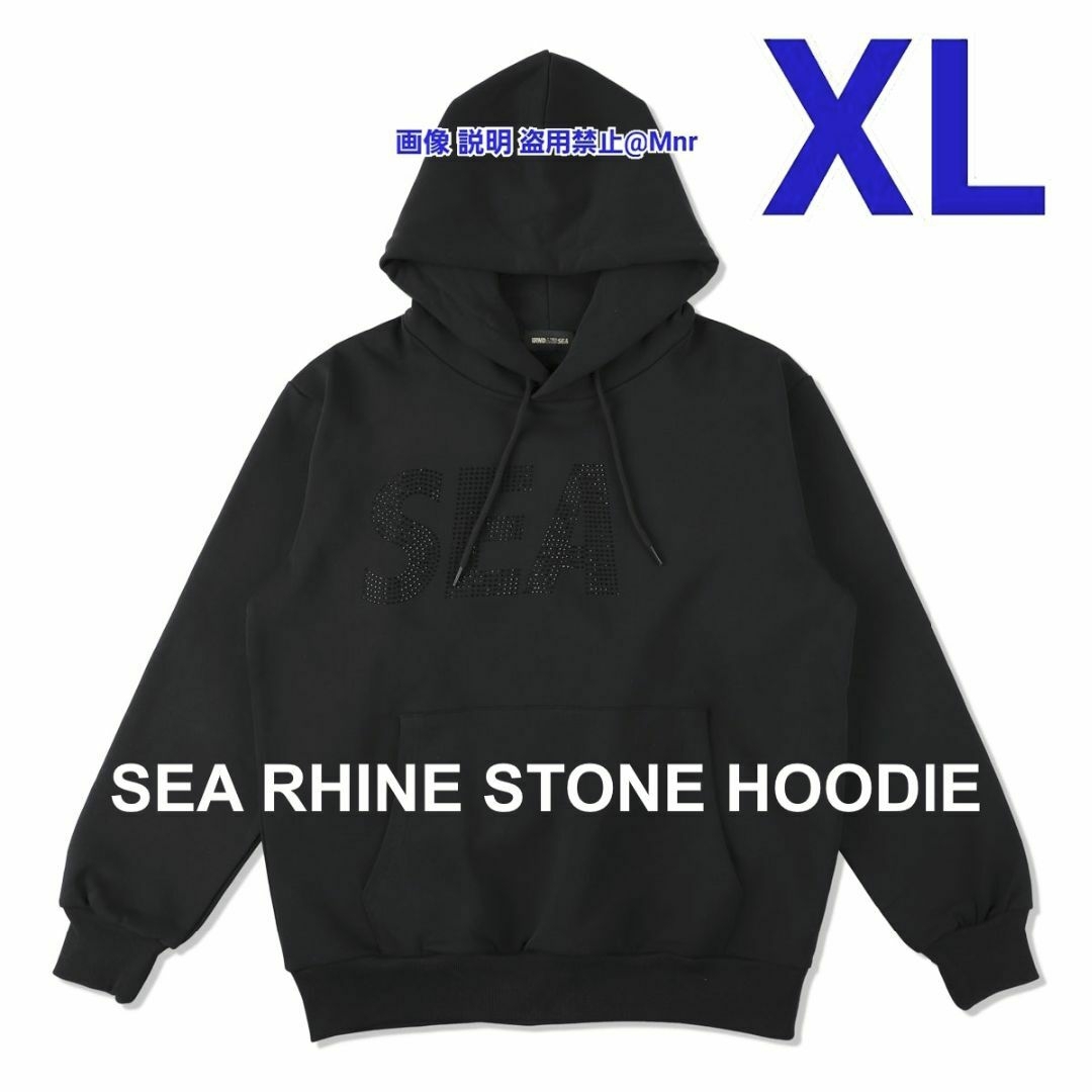 【WIND AND SEA】SEA RHINE STONE HOODIE