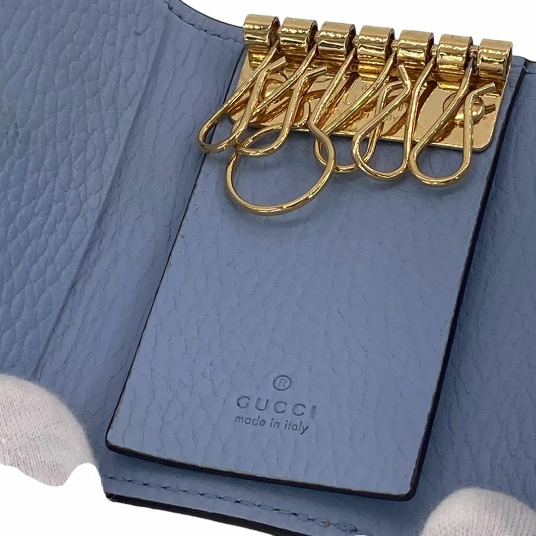 Gucci - 【中古】 GUCCI グッチ キーケース 456118 GGマーモント 