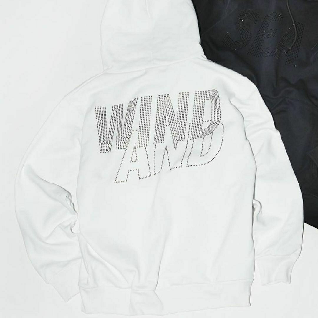 WIND AND SEA Sea Rhine Stone Hoodie 黒　M