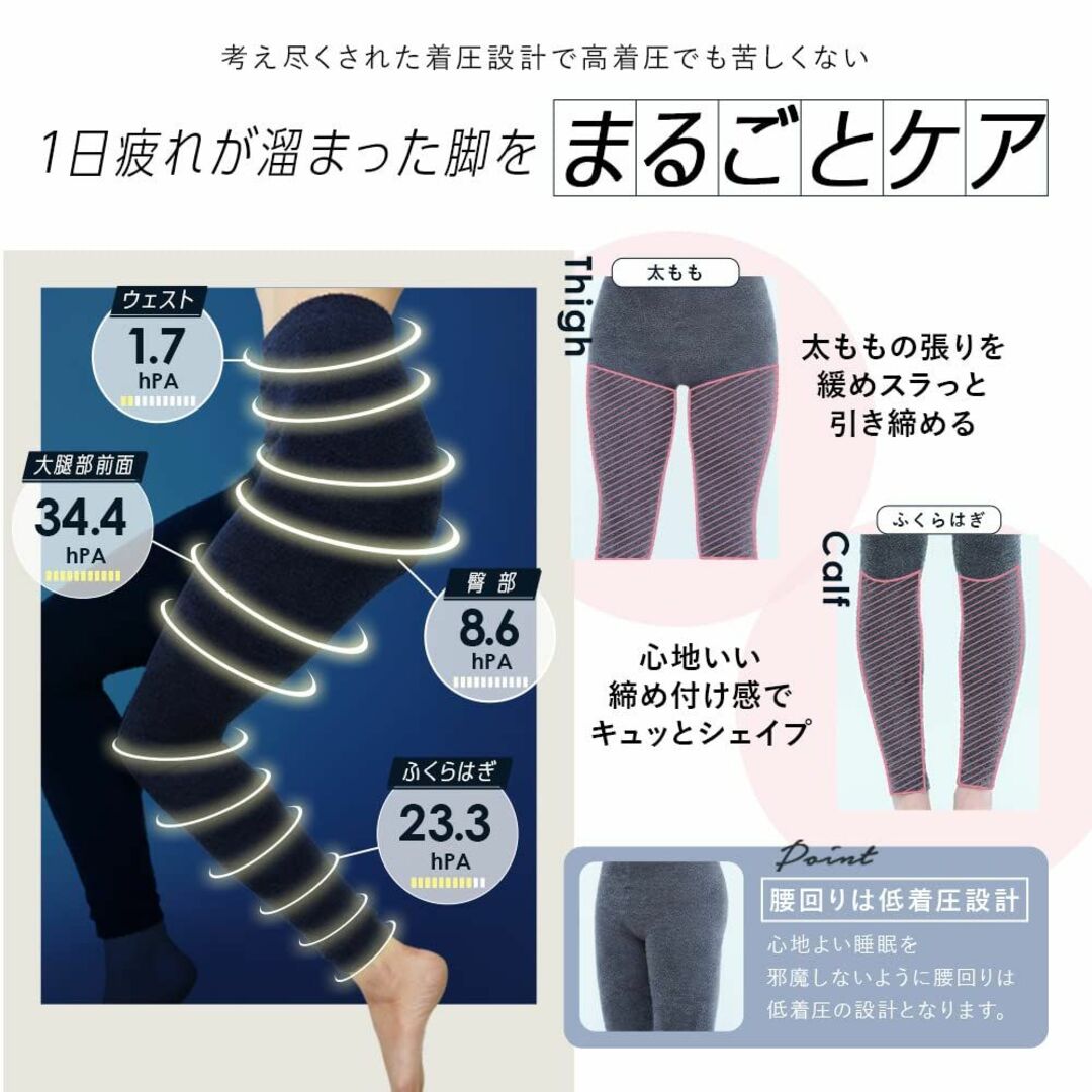 Belmise ベルミス 着圧 パジャマ スリープ プラス 美しく引き締める 着