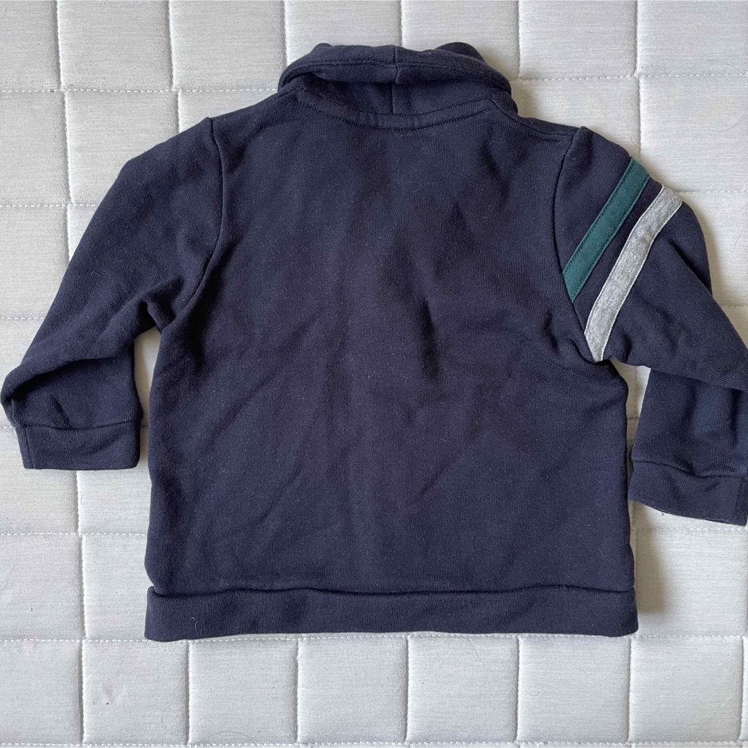 PETIT BATEAU(プチバトー)の美品　プチバトー　カーディガン　アウター　80cm キッズ/ベビー/マタニティのベビー服(~85cm)(ジャケット/コート)の商品写真