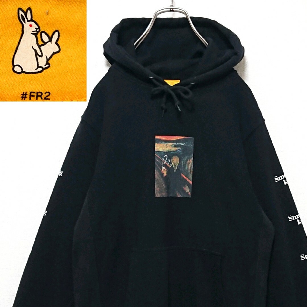 完売品 入手困難】FR2 ムンクの叫び Smoking Kills パーカー-