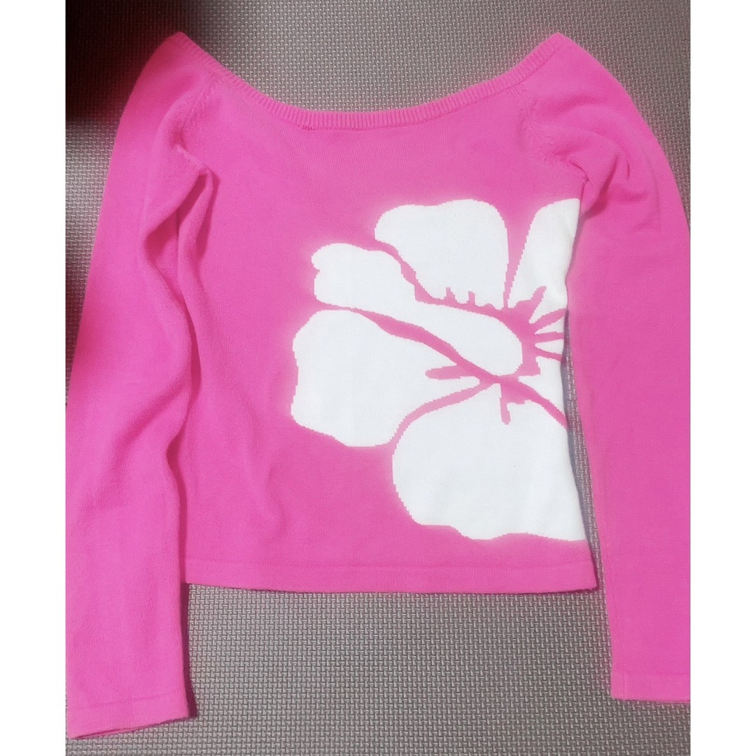 Alba Rosa Pink Hibiscus Top ハイビスカス　ピンク