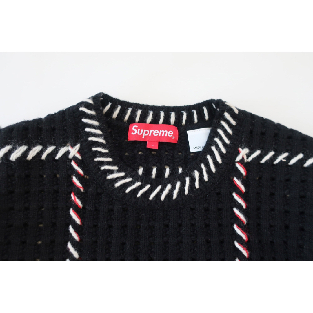 (L)Supreme QUILT STITCH SWEATERシュプリームセータ