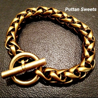 【Puttan Sweets】真鍮フレンチブレッドブレスレット1008(ブレスレット)