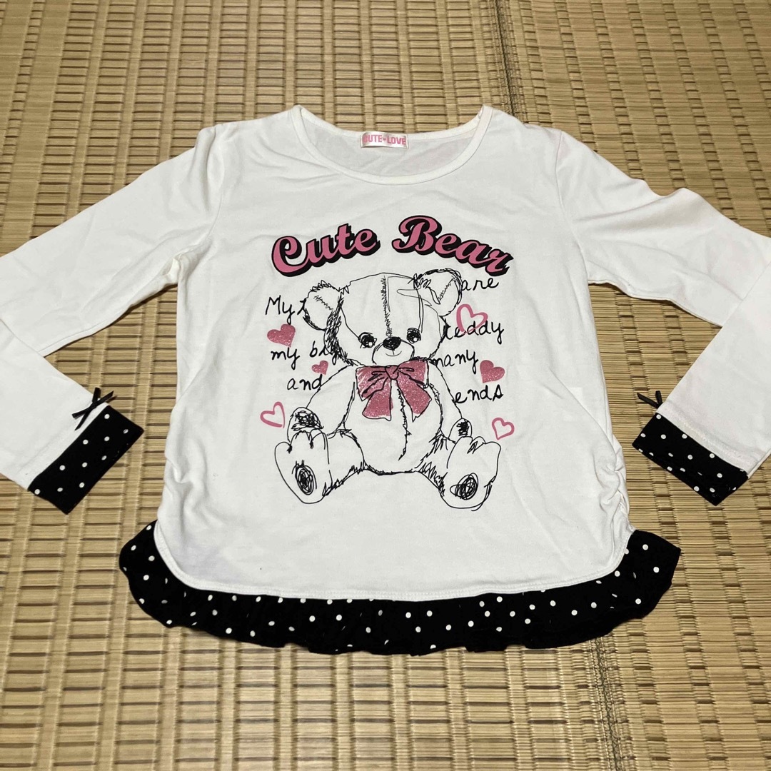 fukuske(フクスケ)の女の子　160 長袖　 Tシャツ　 フクスケ キッズ/ベビー/マタニティのキッズ服女の子用(90cm~)(Tシャツ/カットソー)の商品写真