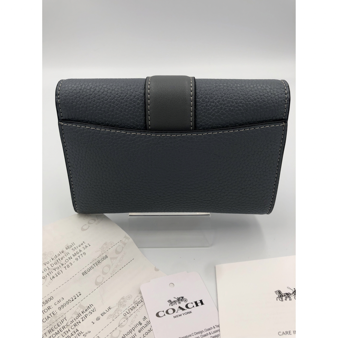 新品未使用☆ COACH♡三つ折りレザー  F37968