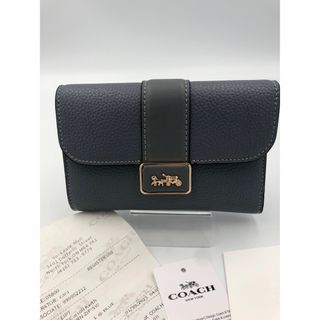 コーチ(COACH) 財布(レディース)（ブルー・ネイビー/青色系）の通販