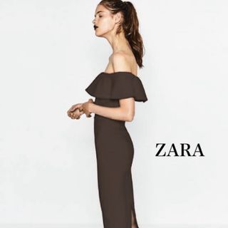 ザラ クリスマス マキシワンピース/ロングワンピース(レディース)の