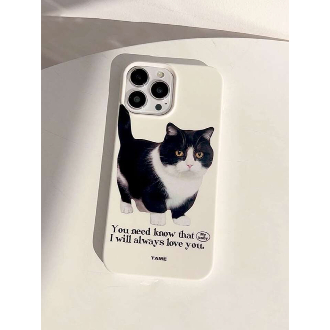 ZARA(ザラ)のiPhoneケース iPhoneカバー スマホケース スマホカバー ネコ 猫  スマホ/家電/カメラのスマホアクセサリー(iPhoneケース)の商品写真