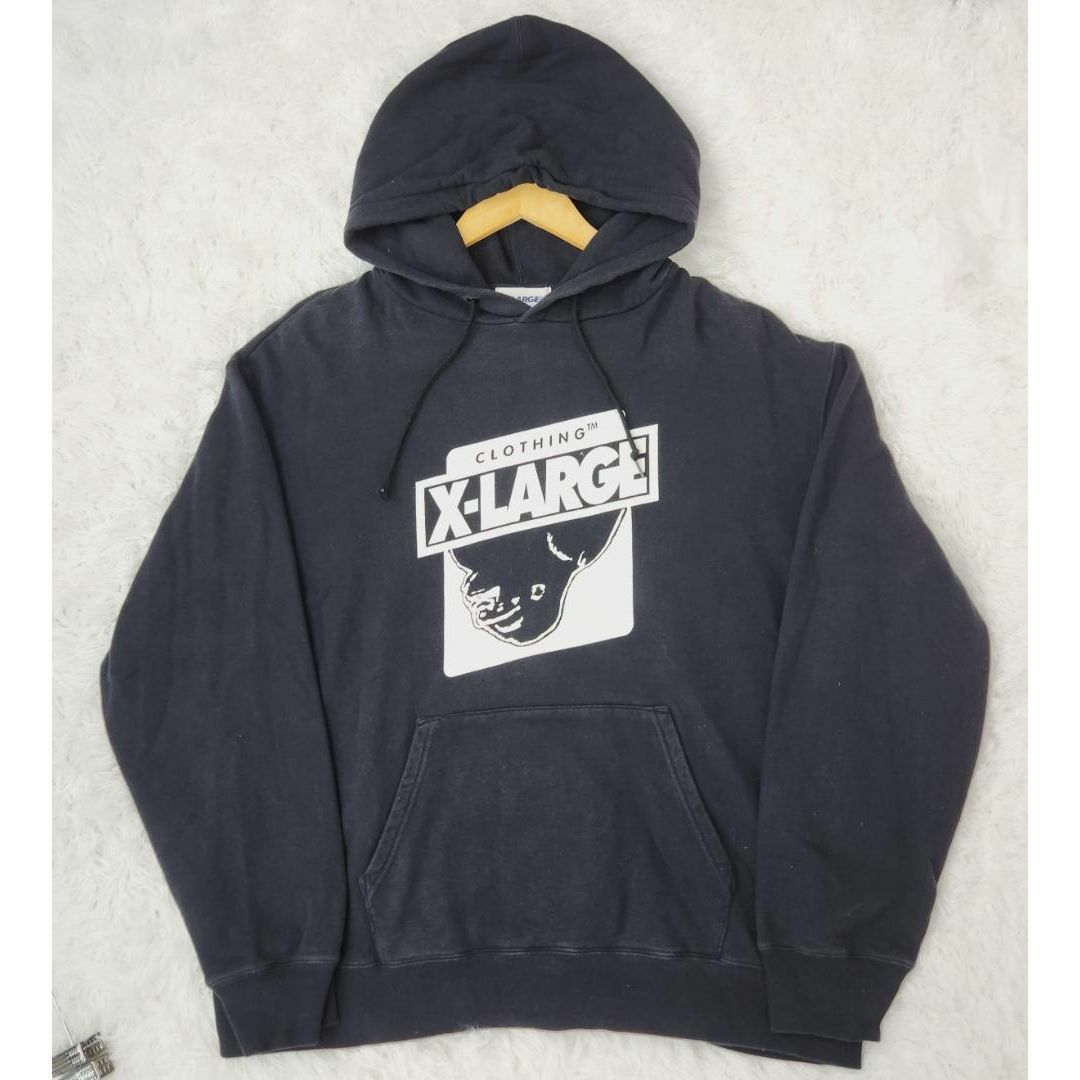 新品 エクストララージ XLARGE ビッグロゴ デカロゴ パーカー