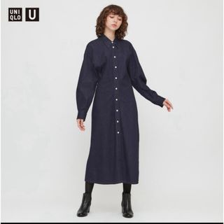 ユニクロ(UNIQLO)のユニクロU  タグ付き(ロングワンピース/マキシワンピース)