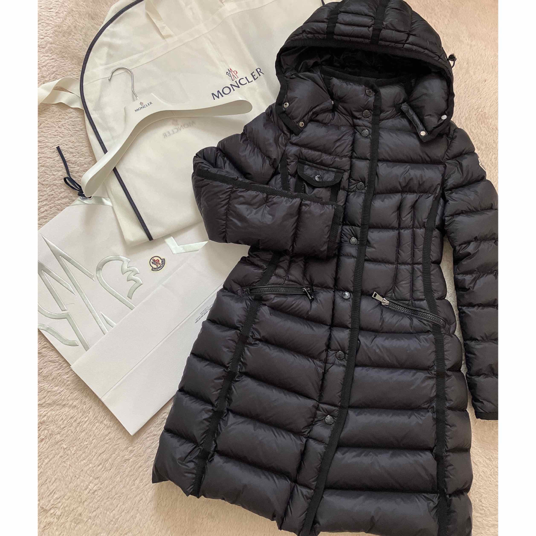 MONCLER - MONCLER モンクレール エルミンヌ サイズ0 ブラックの通販 MONCLER - MONCLER モンクレール エルミンヌ サイズ0 ブラックの通販
