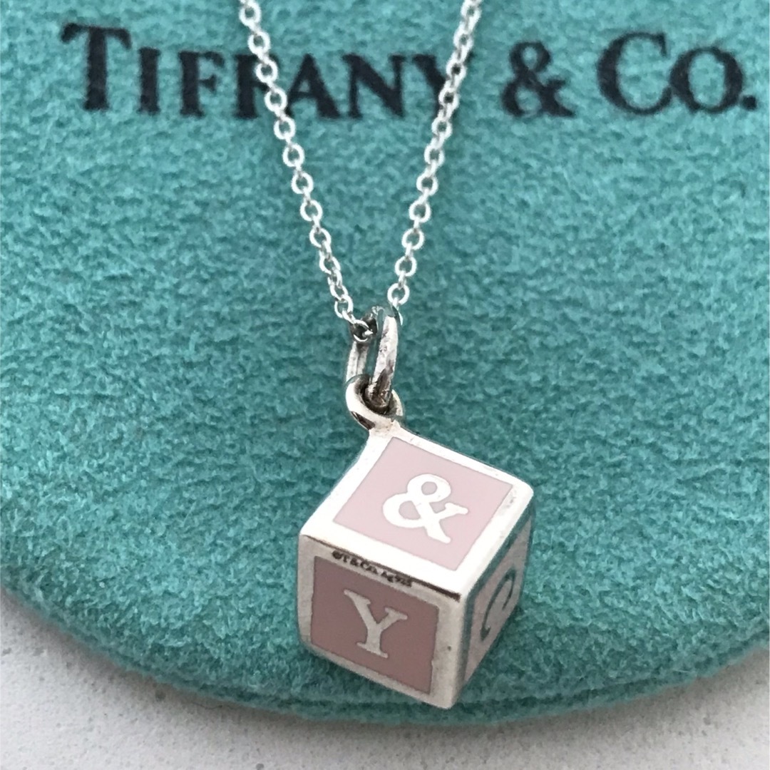 Tiffany ピンクエナメルロゴブロックネックのサムネイル