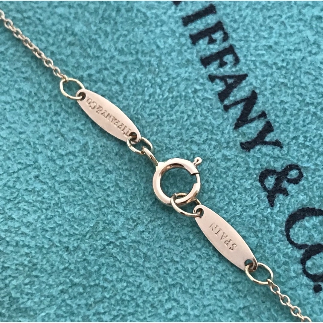 Tiffany & Co.(ティファニー)のTiffany K18PG イニシャルa ネックレス美品 レディースのアクセサリー(ネックレス)の商品写真