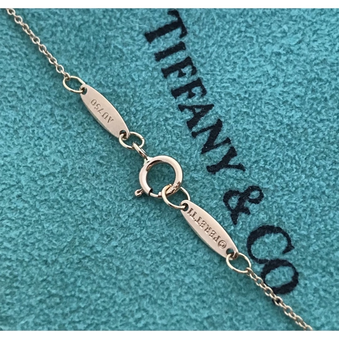 Tiffany & Co.(ティファニー)のTiffany K18PG イニシャルa ネックレス美品 レディースのアクセサリー(ネックレス)の商品写真