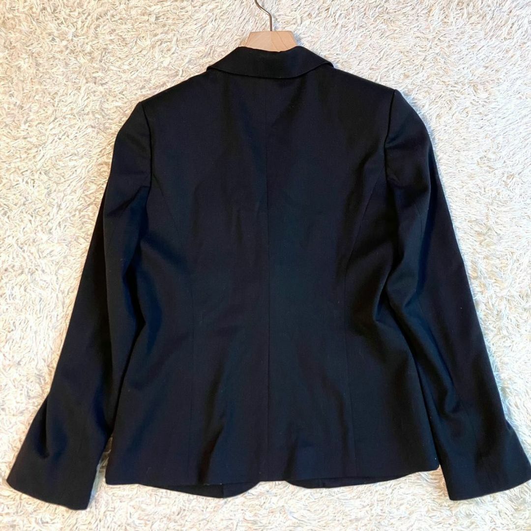 HARUYAMA(ハルヤマ)のwithperformanceスカートスーツセットアップ黒Ｍ相当ストレッチ就活　 レディースのフォーマル/ドレス(スーツ)の商品写真