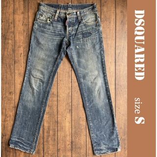 ディースクエアード(DSQUARED2)のDSQUARED 2 ダメージ加工デニム Ｓサイズ／D2、ストレート(デニム/ジーンズ)